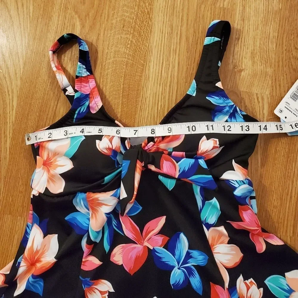 Swim Solutions Lanai Tummy Control Swimdress - NEW - Picture 11 of 16
